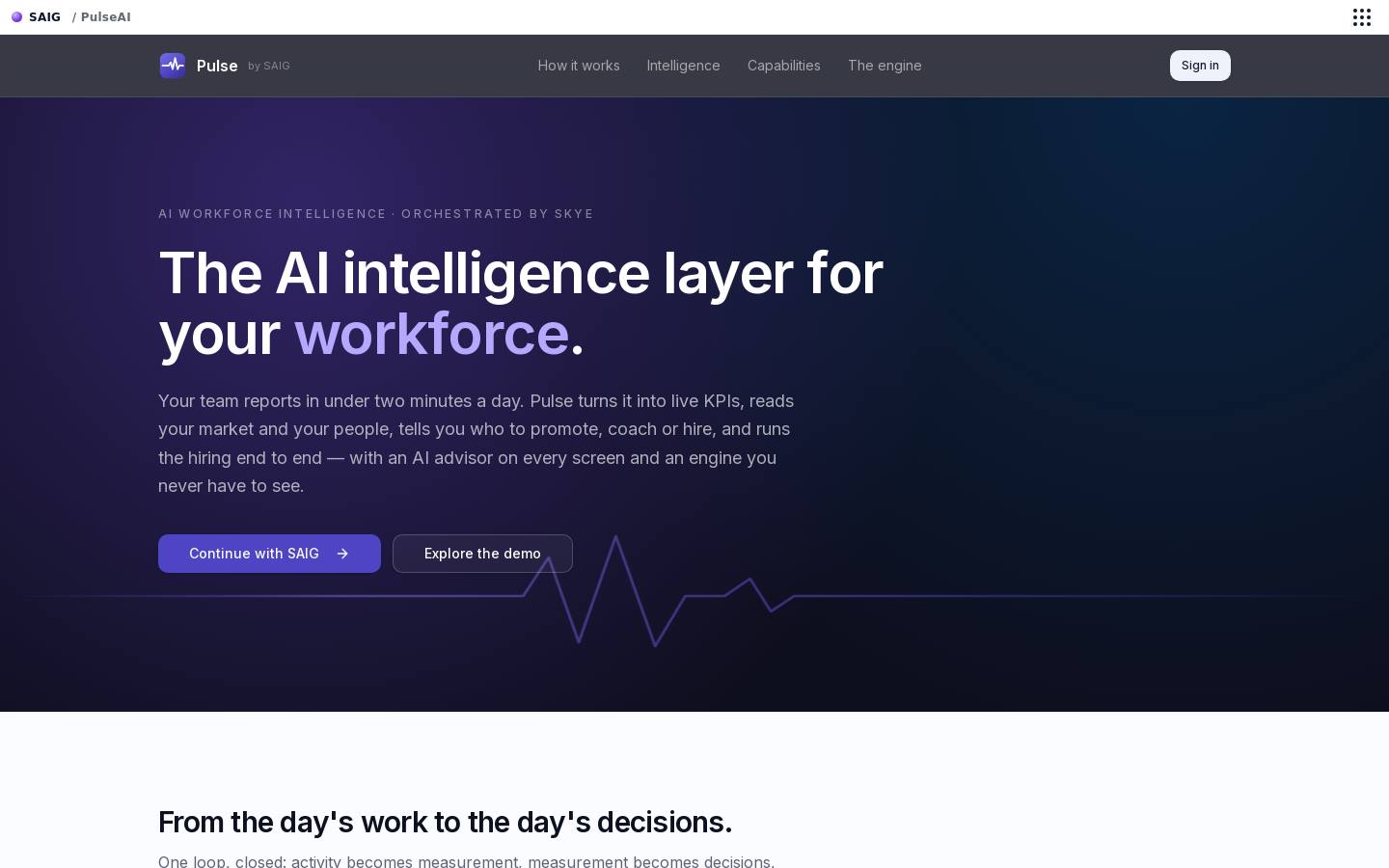 PulseAI preview