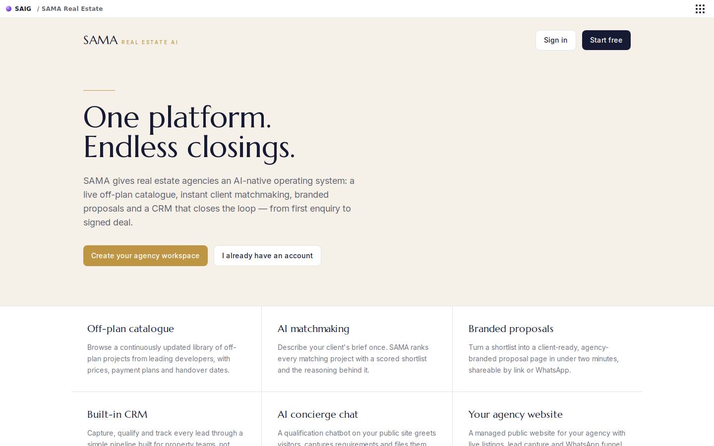 SAMA Real Estate preview