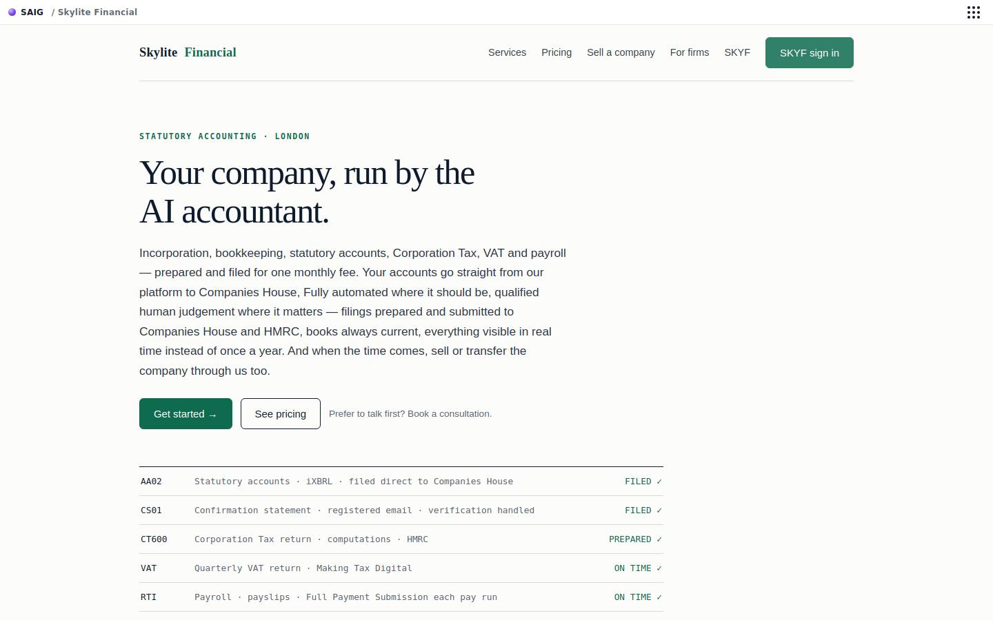Skylite Financial preview